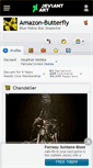 Mobile Screenshot of amazon-butterfly.deviantart.com