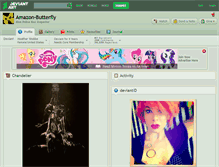Tablet Screenshot of amazon-butterfly.deviantart.com