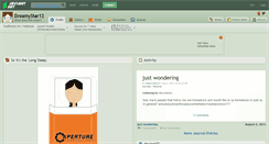 Desktop Screenshot of dreamystar12.deviantart.com