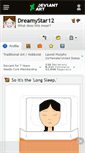 Mobile Screenshot of dreamystar12.deviantart.com