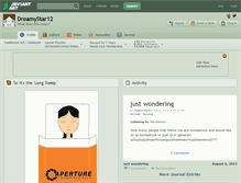Tablet Screenshot of dreamystar12.deviantart.com