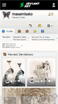 Mobile Screenshot of masamisato.deviantart.com