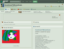 Tablet Screenshot of gwengwentdigwengwen.deviantart.com