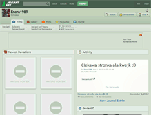 Tablet Screenshot of enora1989.deviantart.com