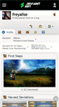 Mobile Screenshot of freyalise.deviantart.com