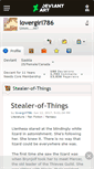 Mobile Screenshot of lovergirl786.deviantart.com