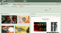 Desktop Screenshot of espritnoir.deviantart.com
