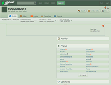 Tablet Screenshot of funnyness2012.deviantart.com