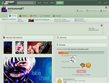Tablet Screenshot of enricoroma87.deviantart.com