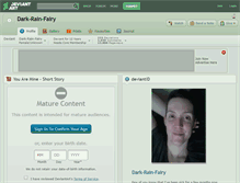 Tablet Screenshot of dark-rain-fairy.deviantart.com