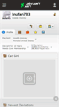 Mobile Screenshot of inufan783.deviantart.com