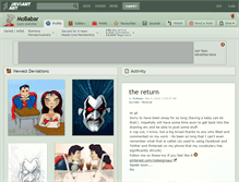 Tablet Screenshot of mobabar.deviantart.com