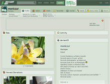 Tablet Screenshot of moniczur.deviantart.com