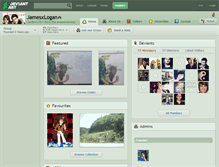 Tablet Screenshot of jamesxlogan.deviantart.com