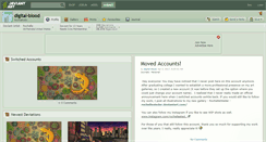 Desktop Screenshot of digital-blood.deviantart.com