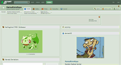 Desktop Screenshot of kanoukonokaya.deviantart.com