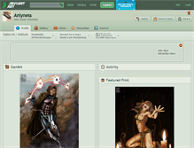 Tablet Screenshot of anlyness.deviantart.com