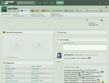 Tablet Screenshot of anti-ben.deviantart.com