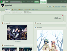 Tablet Screenshot of moon-path.deviantart.com