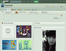 Tablet Screenshot of i-love-icons.deviantart.com