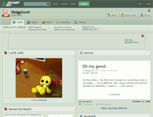 Tablet Screenshot of lilpiggyluver.deviantart.com