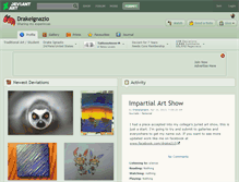 Tablet Screenshot of drakeignazio.deviantart.com