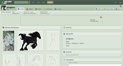 Desktop Screenshot of pergasus.deviantart.com