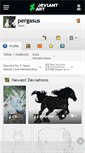 Mobile Screenshot of pergasus.deviantart.com