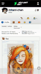 Mobile Screenshot of mitani-chan.deviantart.com