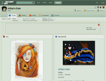 Tablet Screenshot of mitani-chan.deviantart.com