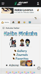 Mobile Screenshot of mokie-lovers.deviantart.com