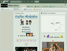 Tablet Screenshot of mokie-lovers.deviantart.com