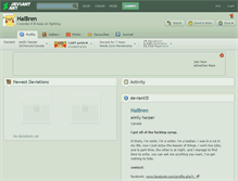 Tablet Screenshot of halbren.deviantart.com