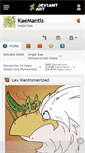 Mobile Screenshot of kaemantis.deviantart.com