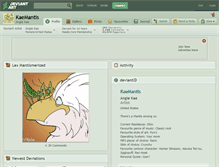 Tablet Screenshot of kaemantis.deviantart.com