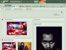 Tablet Screenshot of hermanzs.deviantart.com