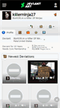 Mobile Screenshot of killerninja27.deviantart.com
