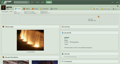 Desktop Screenshot of galear.deviantart.com