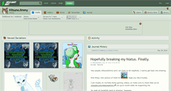 Desktop Screenshot of kitsunejimmy.deviantart.com