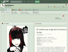 Tablet Screenshot of darkreizero.deviantart.com