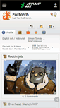 Mobile Screenshot of foxtorch.deviantart.com