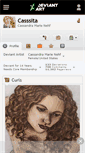 Mobile Screenshot of casssita.deviantart.com
