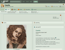 Tablet Screenshot of casssita.deviantart.com