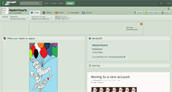Desktop Screenshot of masterhearts.deviantart.com