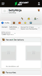 Mobile Screenshot of bellyninja.deviantart.com