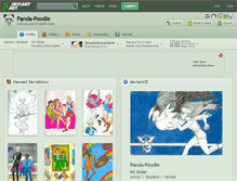 Tablet Screenshot of panda-poodle.deviantart.com