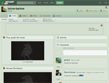 Tablet Screenshot of knives-banime.deviantart.com