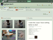 Tablet Screenshot of kyankyan-moo15.deviantart.com