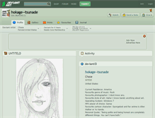 Tablet Screenshot of hokage--tsunade.deviantart.com