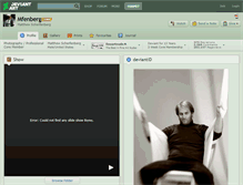 Tablet Screenshot of mfenberg.deviantart.com